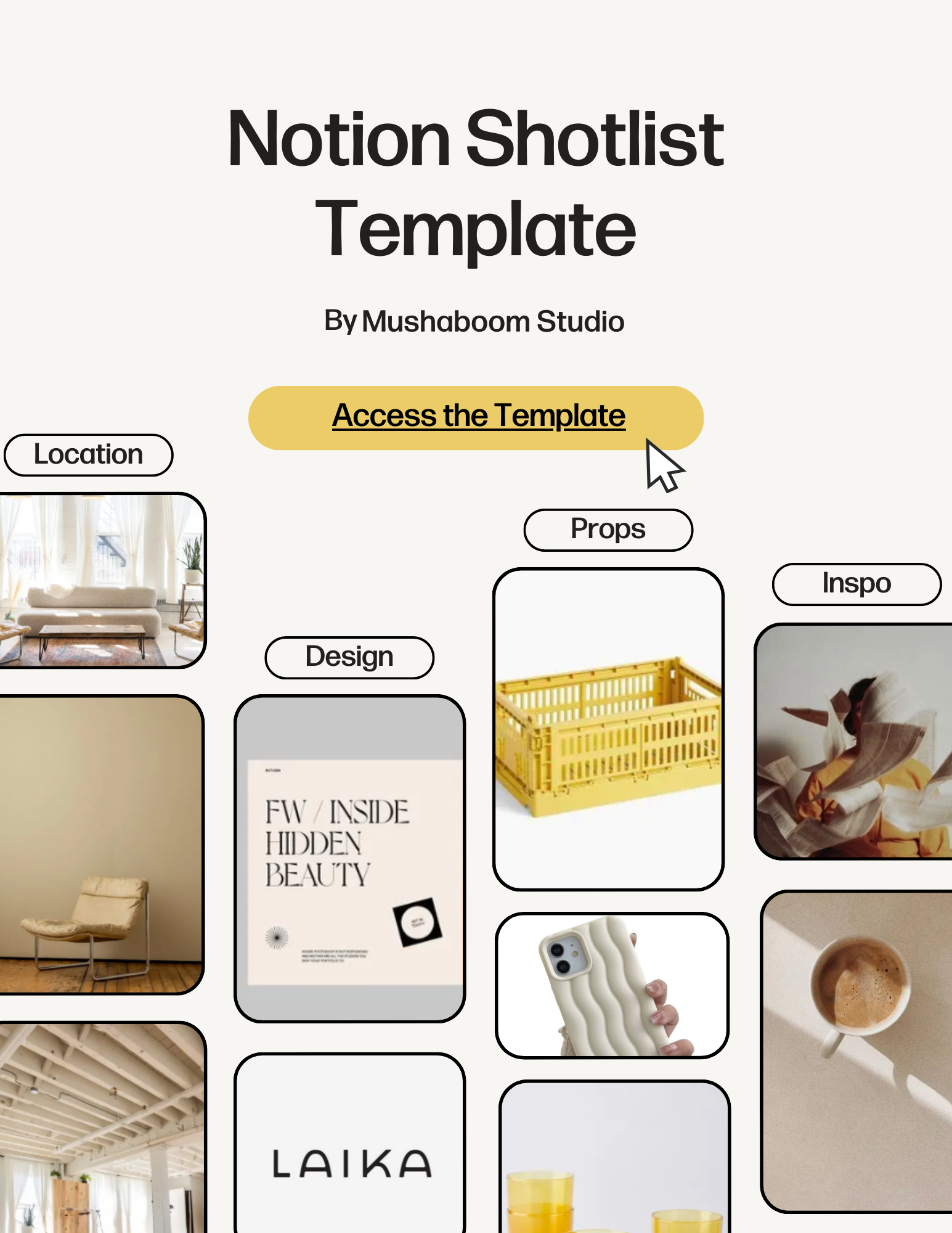 Notion Shotlist Template PDF