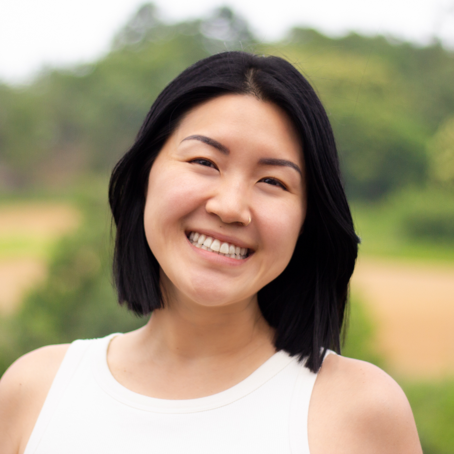 Danbee Shin Green Background